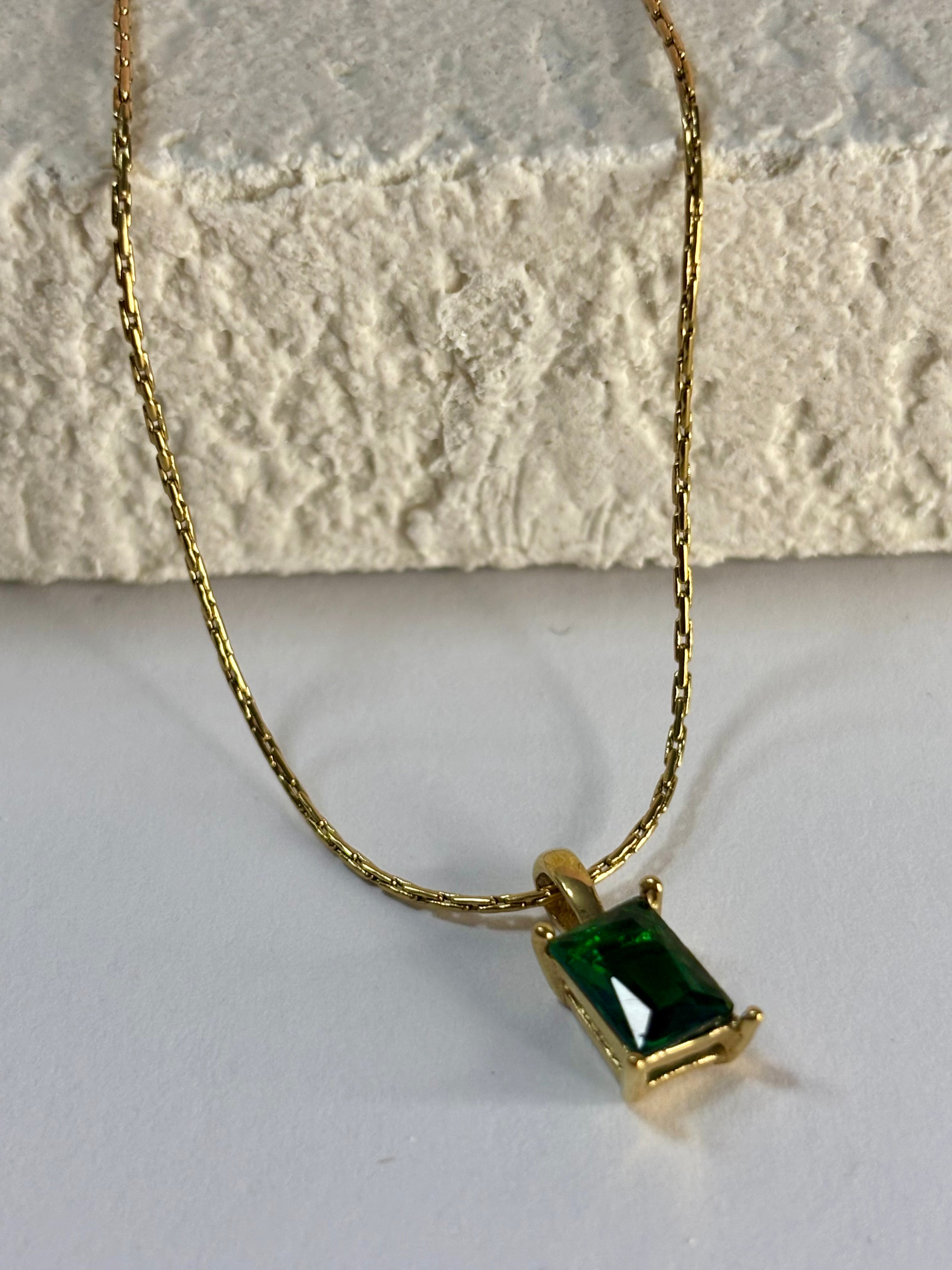 Emerald Wadj Necklace