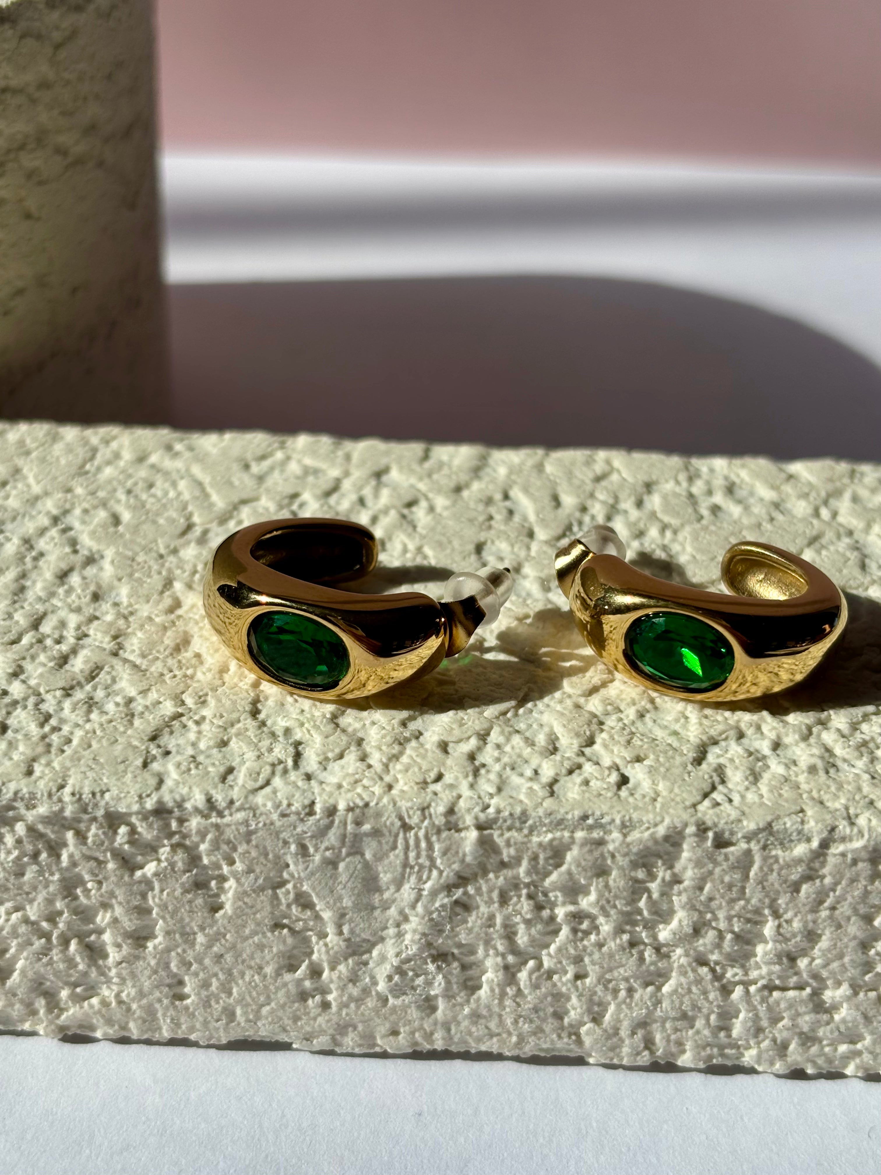 Emerald Wadjj Earrings